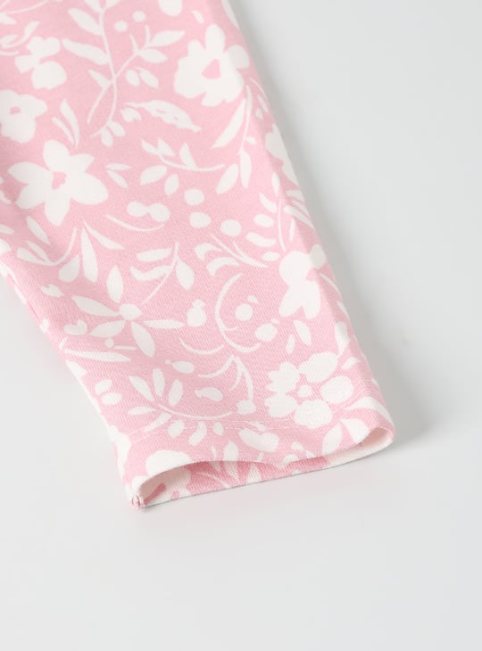 Girls Printed Leggings Set