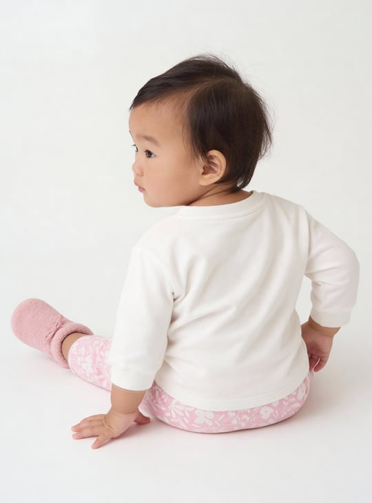 Girls Printed Leggings Set