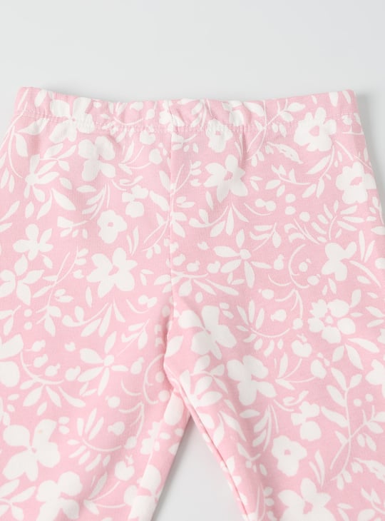 Girls Printed Leggings Set