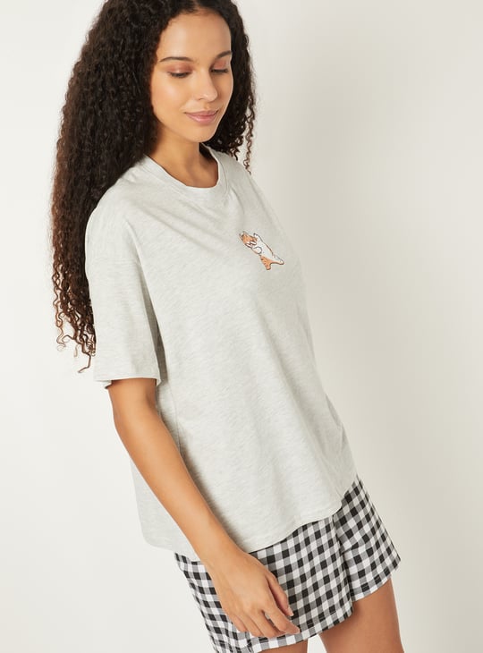 Women Printed Shorts Set