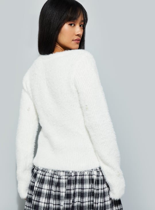 URB_N Women Embellished Sweater