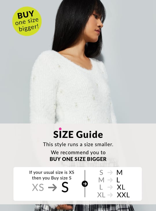 URB_N Women Embellished Sweater