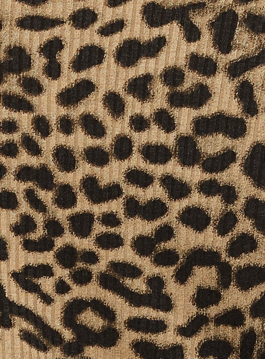 ALAYA F x URB_N Women Leopard Print Top