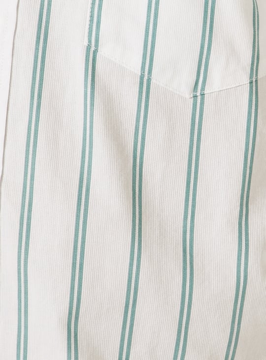 Men Striped Slim Fit Shirt