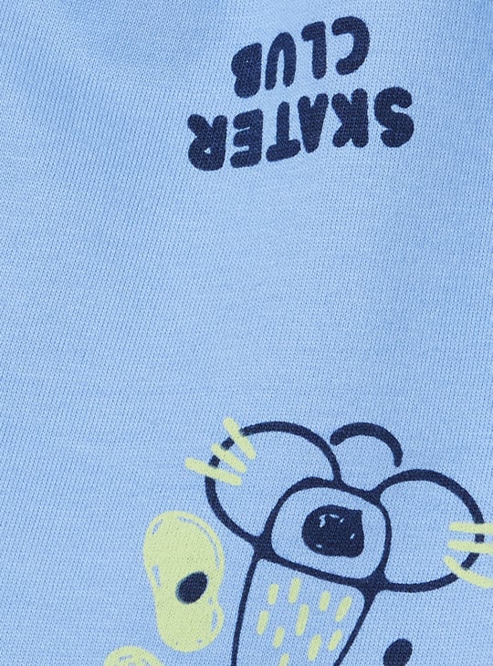 Boys Printed Shorts Set