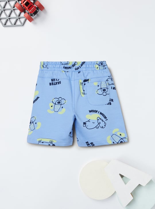 Boys Printed Shorts Set