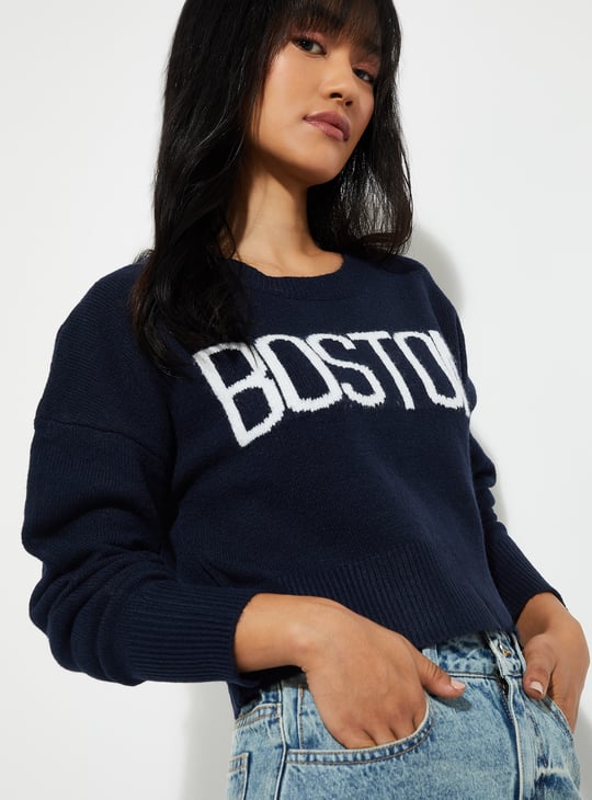 ALAYA F x URB_N Knit Crop Sweater