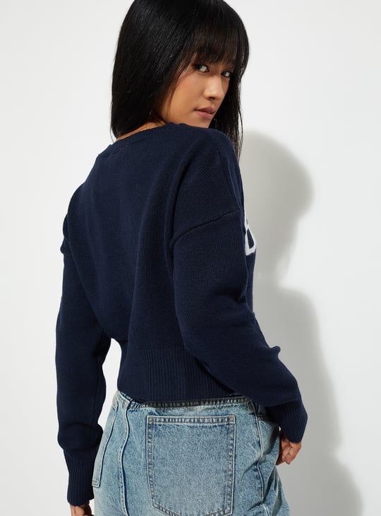 ALAYA F x URB_N Knit Crop Sweater