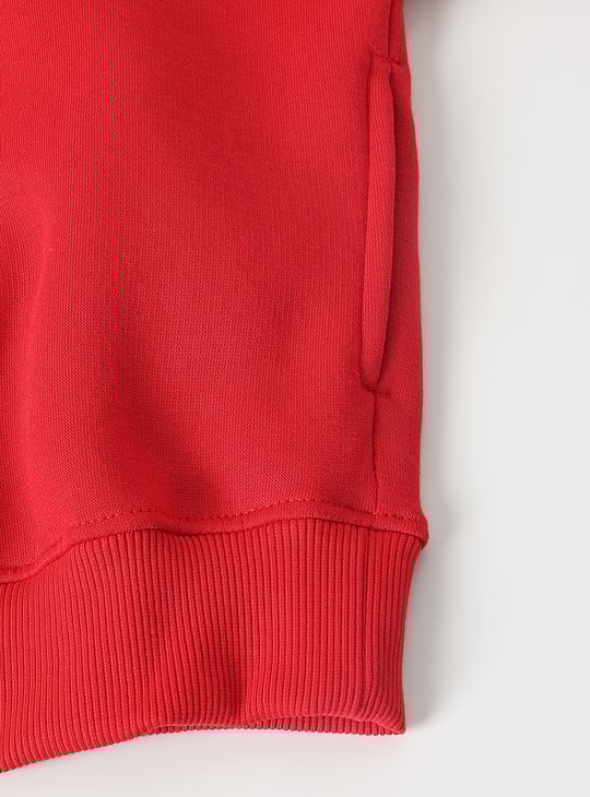 Boys Dragon BallZ Print Oversized Sweatshirt