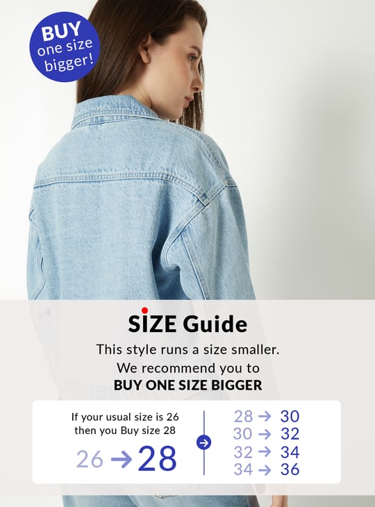 Women Washed Denim Jacket