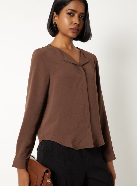 Women Textured Blouse