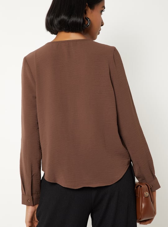 Women Textured Blouse
