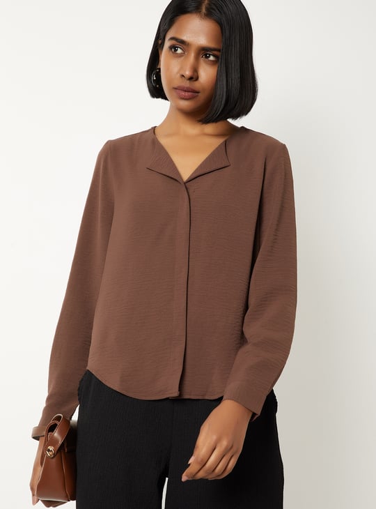 Women Textured Blouse