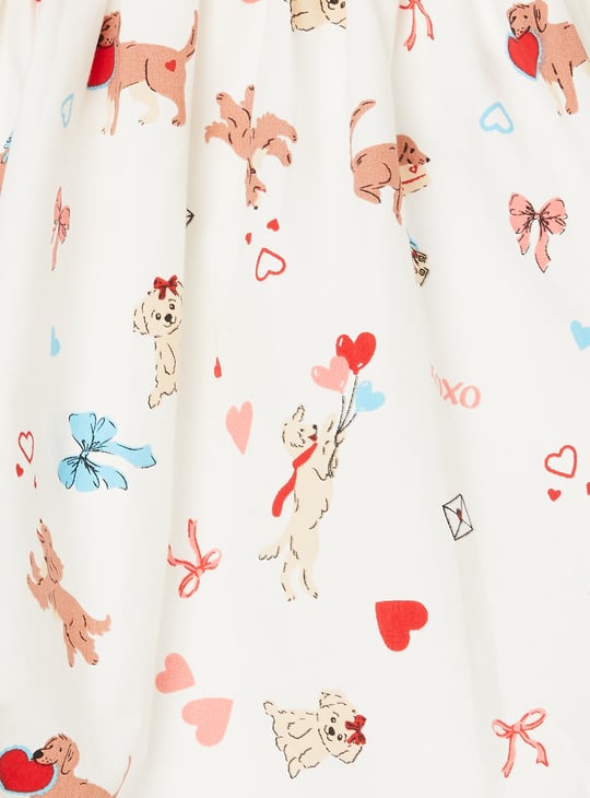 Girls Printed Dress