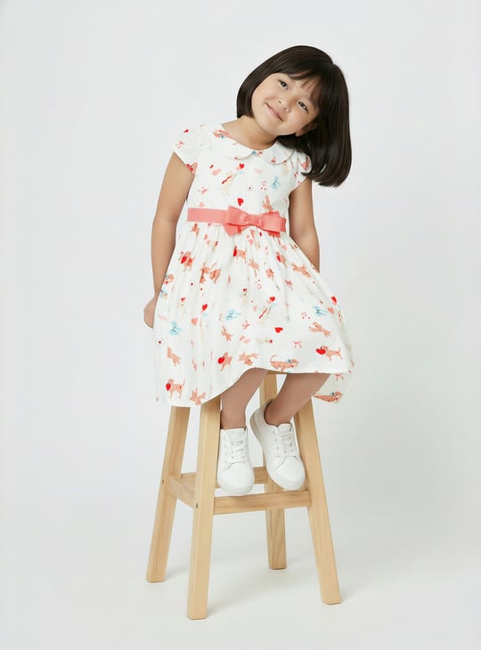 Girls Printed Dress