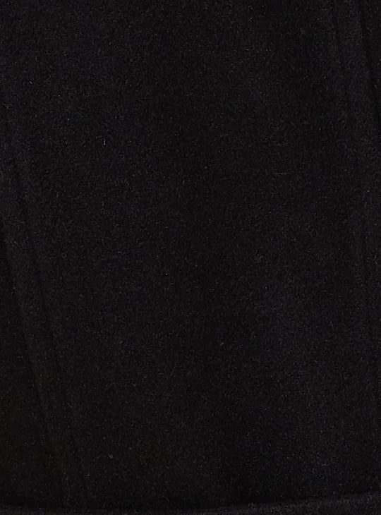 Women Fur Hood Longline Jacket