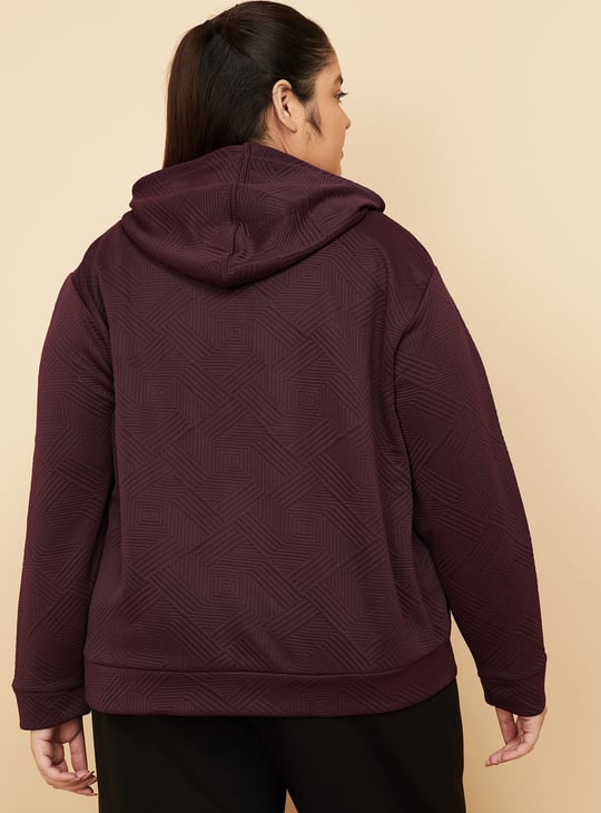 Women Knit Hooded Jacket
