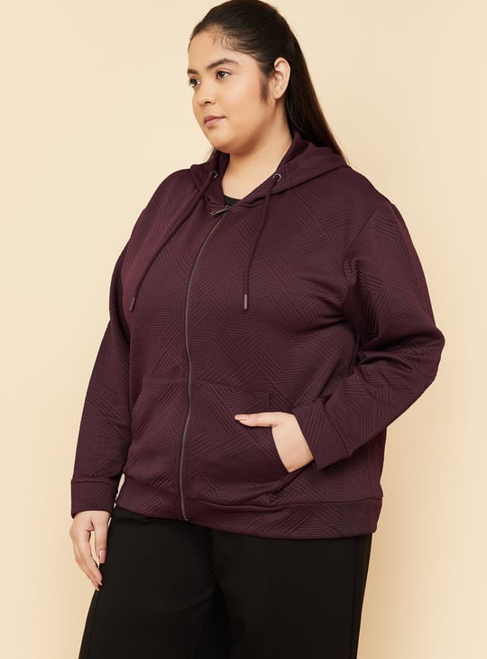 Women Knit Hooded Jacket
