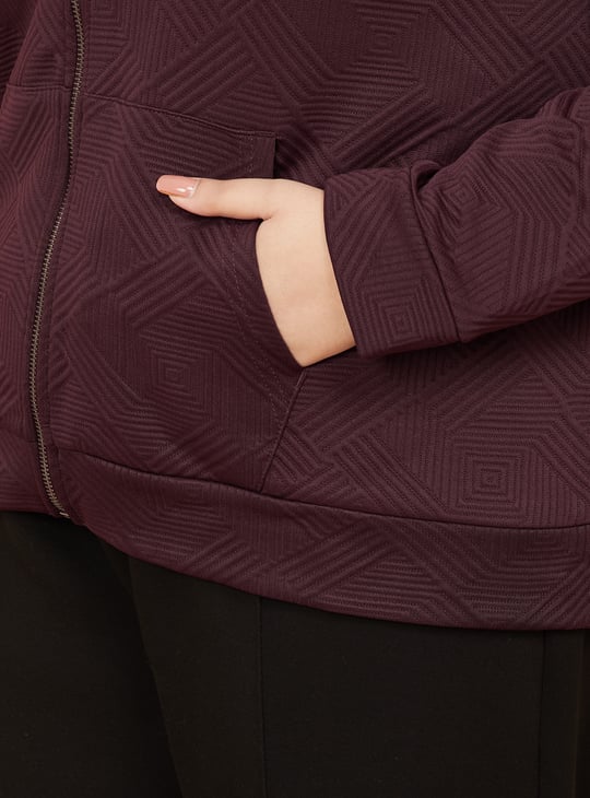 Women Knit Hooded Jacket