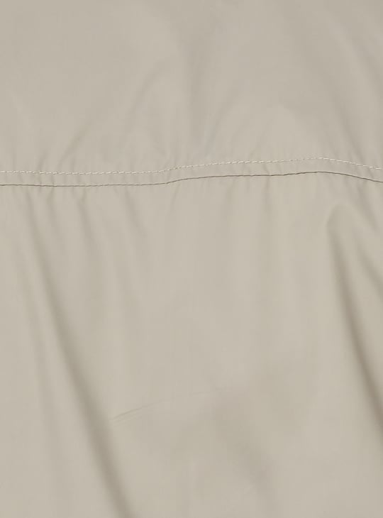 Men Solid Bomber Jacket