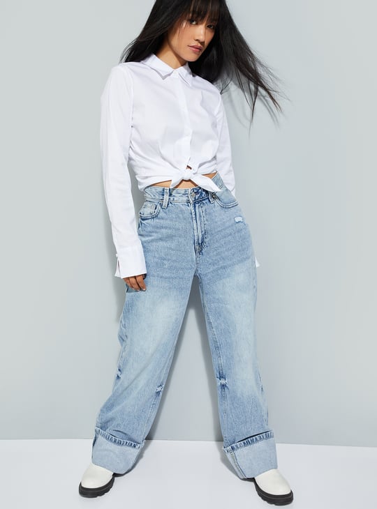 URB_N Women Striped Regular Fit Shirt