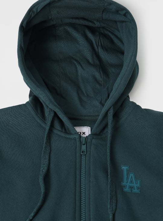 Boys Knit Hooded Sweatshirt