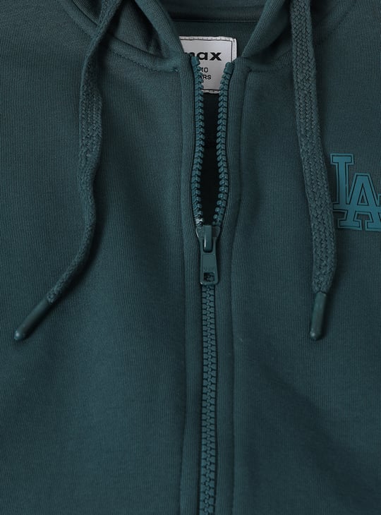 Boys Knit Hooded Sweatshirt