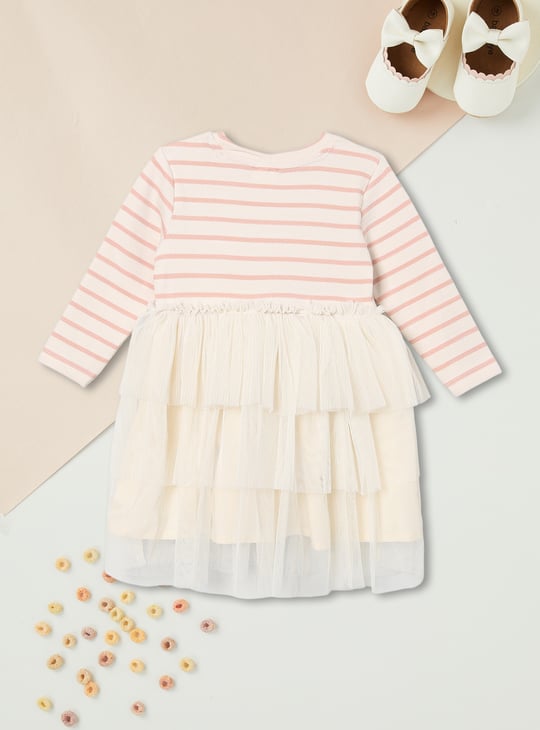 Girls Applique Tulle Dress