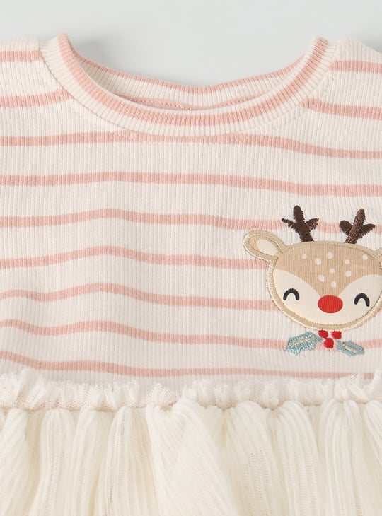 Girls Applique Tulle Dress