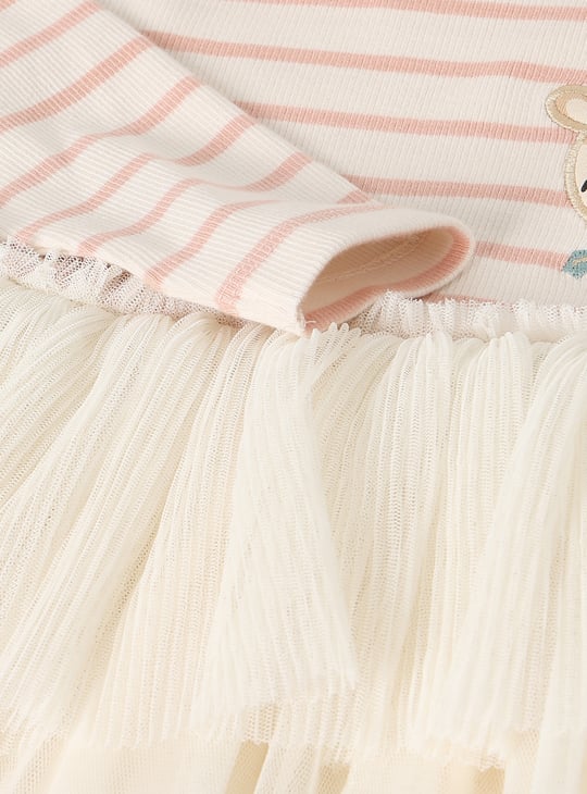 Girls Applique Tulle Dress