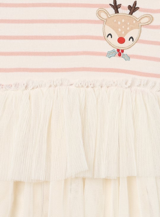 Girls Applique Tulle Dress