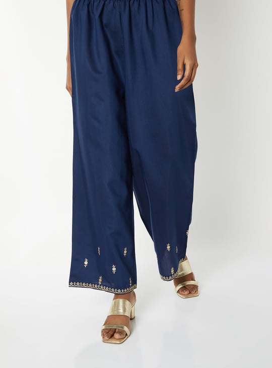 Women Embroidered A-line Kurta Set