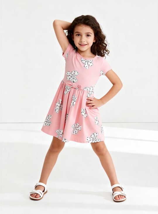 Girls Printed Dress
