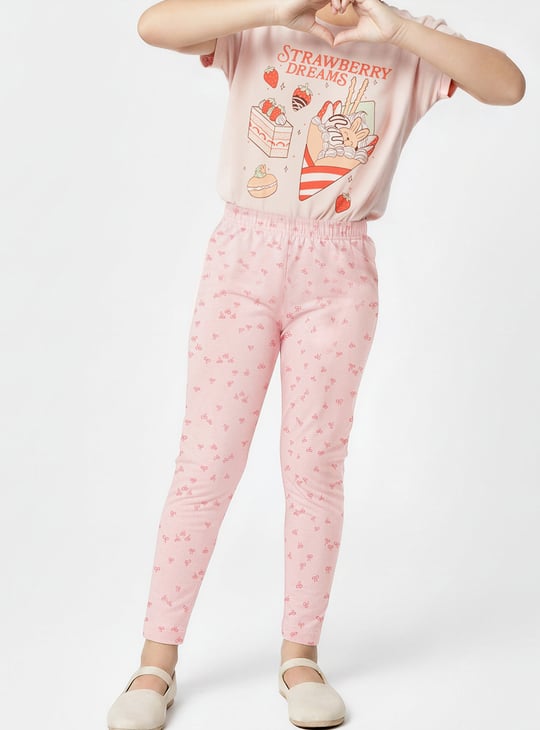 Girls Printed Leggings