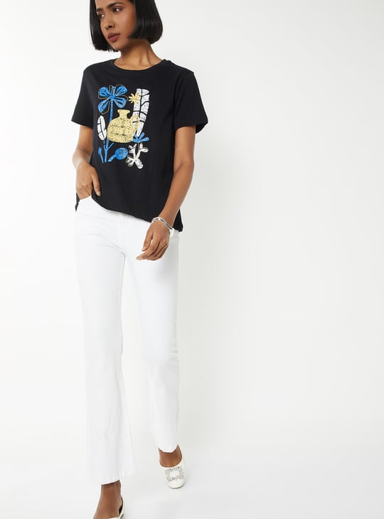 Women Graphic Print T-shirt