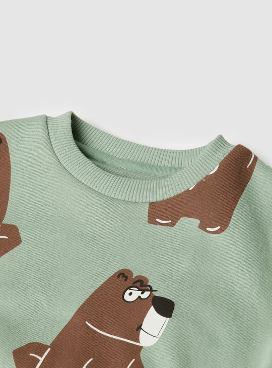 Boys Printed Joggers Set