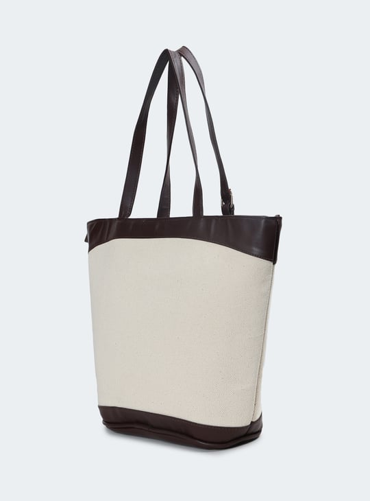 Women Colourblock Tote Bag