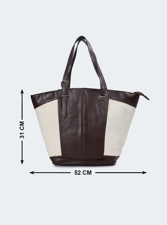 Women Colourblock Tote Bag