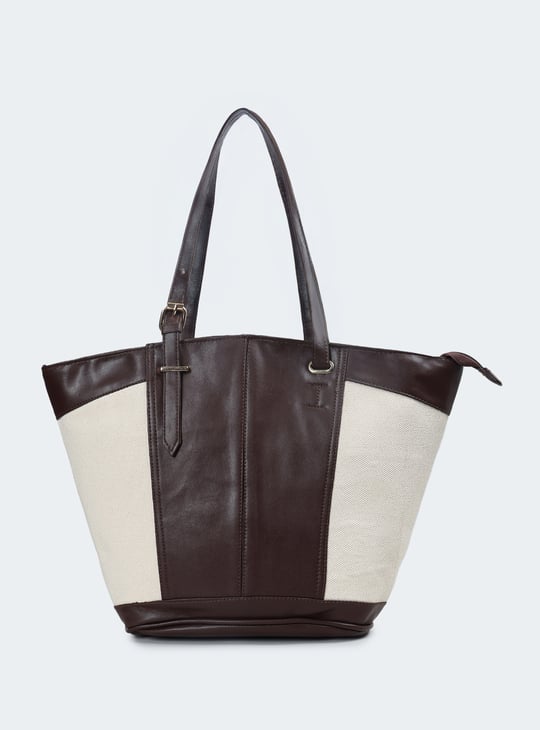Women Colourblock Tote Bag