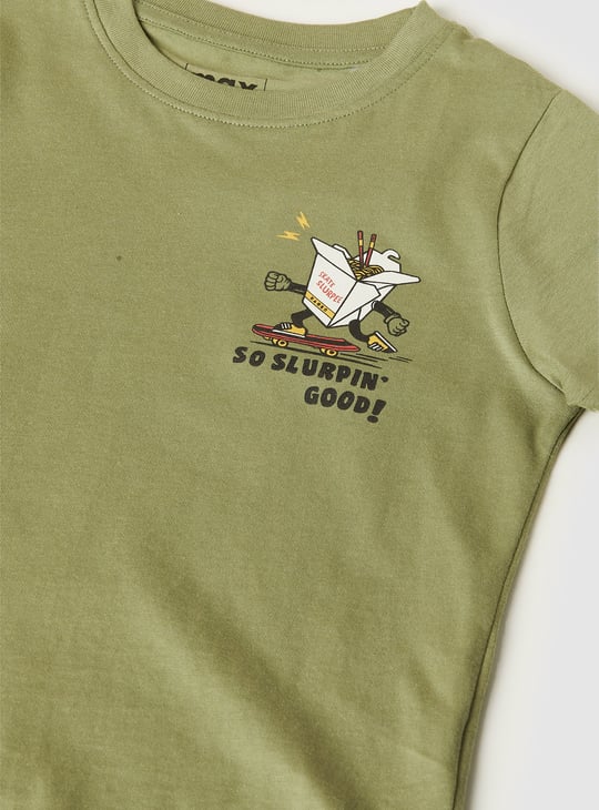 Boys Placement Print T-shirt