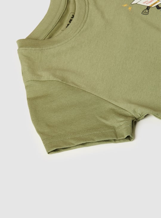 Boys Placement Print T-shirt