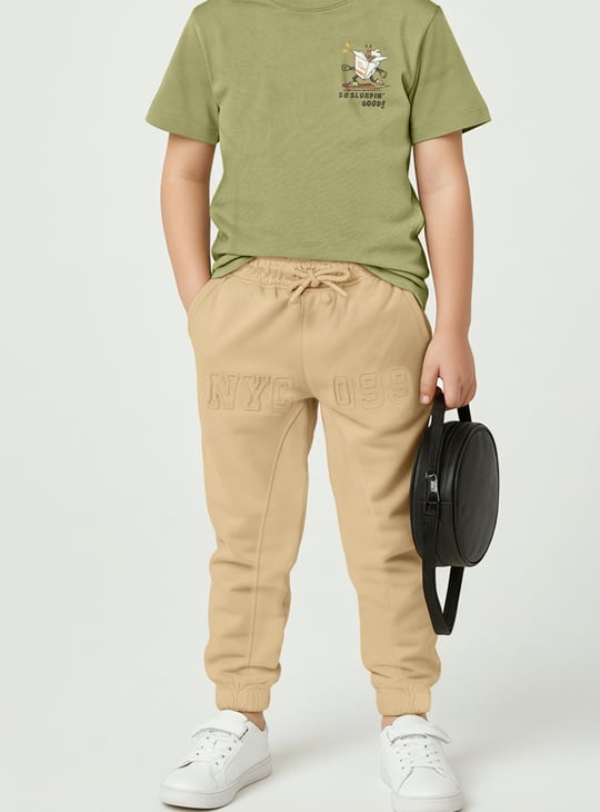 Boys Debossed Joggers