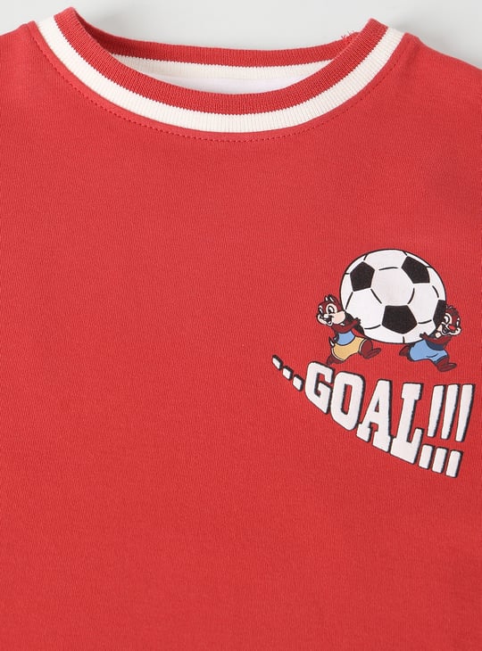Boys Mickey Print Oversized T-shirt