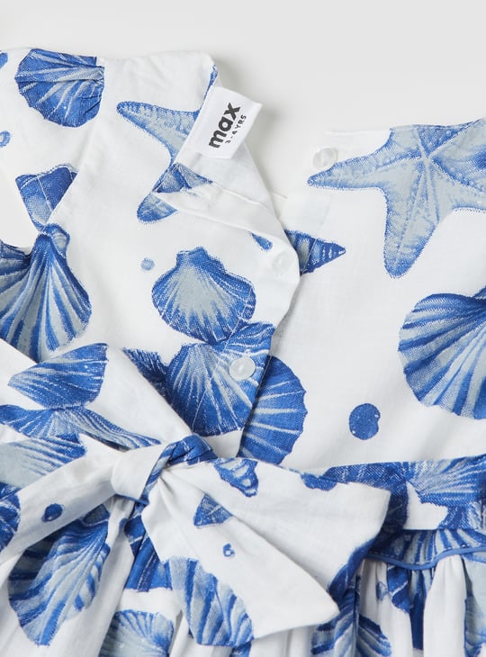 Girls Printed A-line Dress