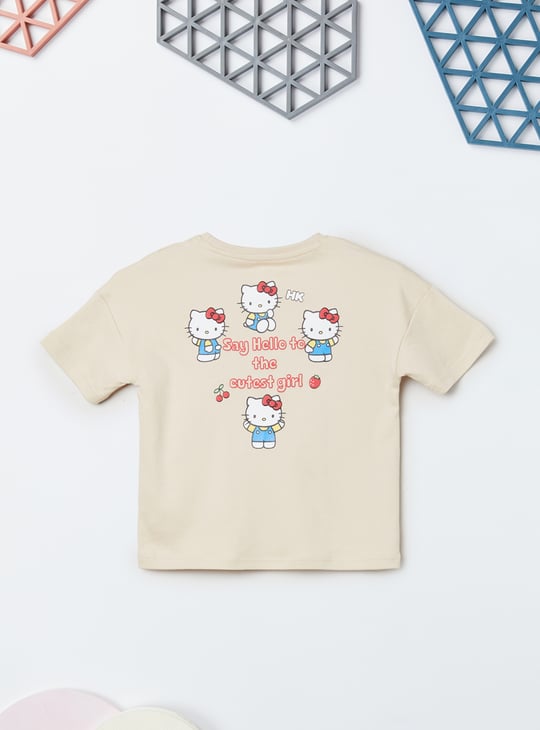 Girls Hello Kitty Print Shorts Set