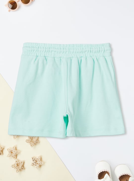 Girls Minnie Applique Shorts Set