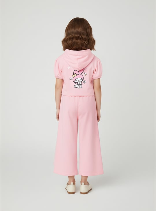 Girls My Melody Printed Trousers Set