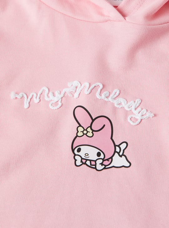 Girls My Melody Printed Trousers Set