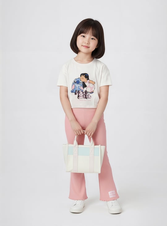 Girls Sequins Trousers Set