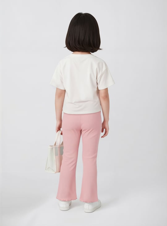 Girls Sequins Trousers Set